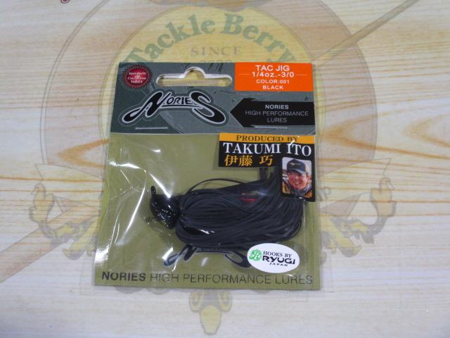 タクジグ1/4oz3/0#001ブラック