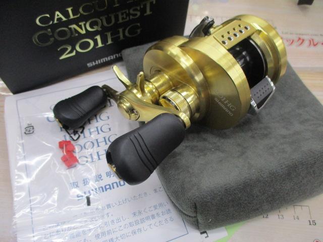 シマノ　15カルカッタコンクエスト201HG 美品 15カルカッタコンクエスト 201HG｜＠ベリーネット 日本最大新品中古