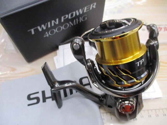 SHIMANO TWIN POWER 4000MHG 未使用 Yahoo!オークション -「ツインパワー 4000mhg」の落札相場・落札価格
