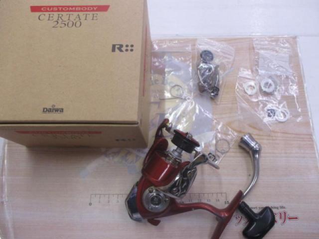 セルテートカスタムボディ 2500 レッド仕様 (I'ZE55mmハンドル+2506エアスプール)