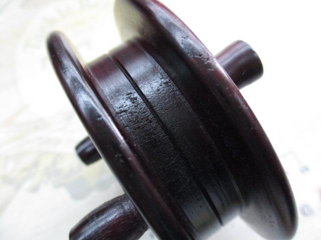 重利作 手作り木製リール86