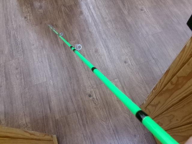 ロッカンシューター 蛍光グリーンブランク/ブラックスレッド(6ガイド)