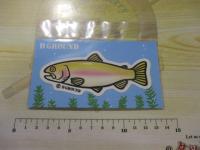 イラストステッカーレギュラーアルビノニジマス