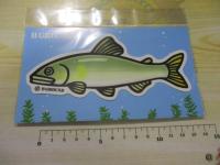 イラストステッカーラージアユ