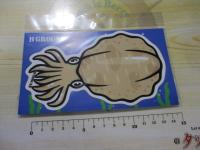 イラストステッカーラージアオリイカ(オス)