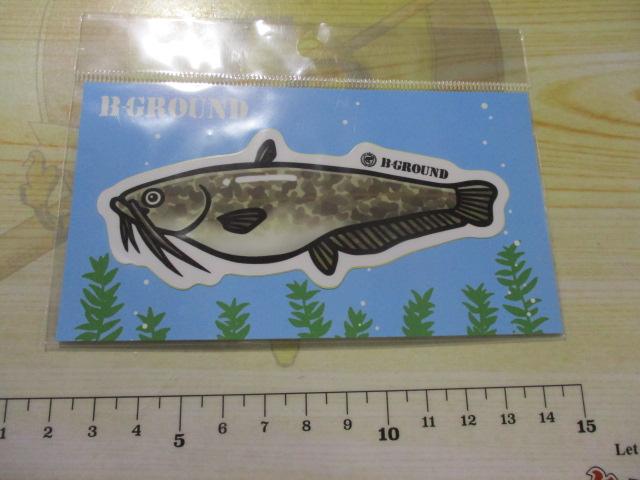 イラストステッカーレギュラーナマズ