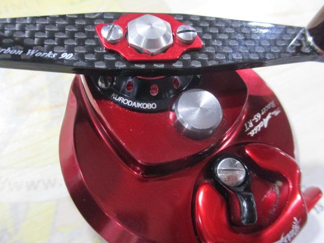 カセ筏師 THEアスリートレーサー 65-RT(左) レッド/チタン