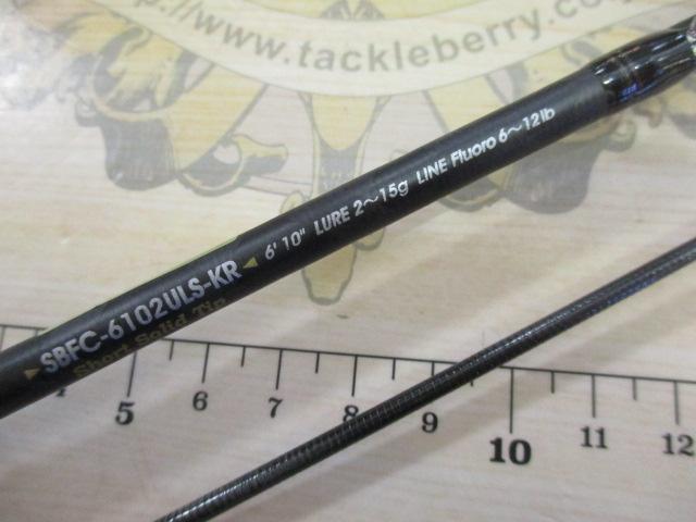 ソルティーステージKR-Xベイトフィネスカスタム SBFC-6102ULS-KR