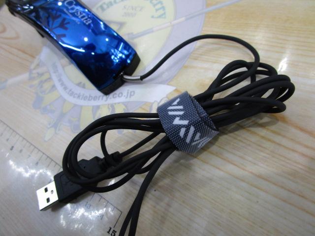 クリスティア ワカサギCRTRα電動リール ソリッドブラック/メタルブルーグラデーション