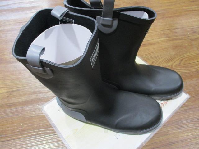 RBBボートゲームブーツロングブラックxグレーL