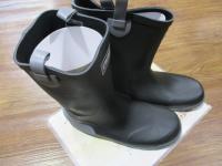 RBBボートゲームブーツロングブラックxグレーL