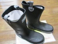 RBBボートゲームブーツロングブラックxグレーXL