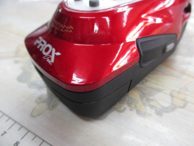 攻棚ワカサギECアルファ電動 メタリックレッド