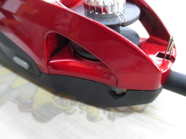 攻棚ワカサギECアルファ電動 メタリックレッド