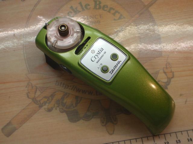 クリスティア ワカサギSR電動リール グリーン