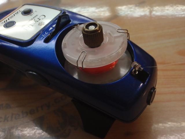 クリスティア ワカサギSR電動リール ブルー