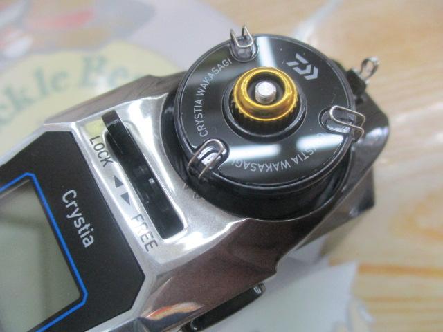 クリスティア ワカサギCRS-C+電動リール メタルガンメタ/ホワイトグラデーション