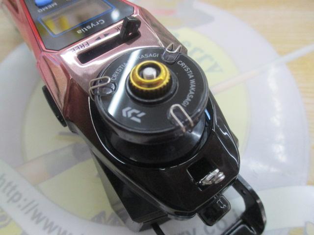 クリスティア ワカサギCRS-C+電動リール メタルガンメタ/レッドグラデーション