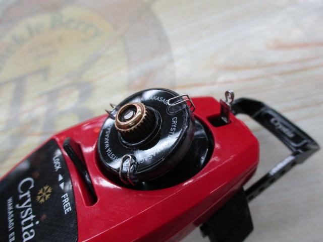 クリスティア ワカサギE2電動リール レッド