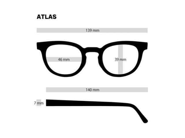 アトラスクリアグレイグロスxグレイWPポラライズド