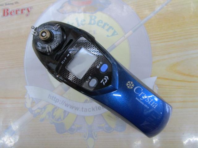 クリスティア ワカサギCRTR電動リール ソリッドブラック/ブルーグラデーション