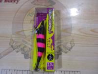 スピードメタルエギドロッパー2.5#39ブラックヘッド/ピンクゼブラ