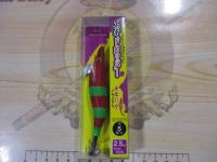 スピードメタルエギドロッパー2.5#47メタリックレッドグリーンゼブラ