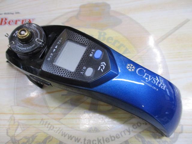 クリスティア ワカサギCRTR電動リール ソリッドブラック/レッドグラデーション