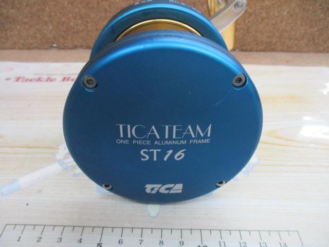 ティカチーム ST16 ブルー｜＠ベリーネット 日本最大新品中古釣具WEB