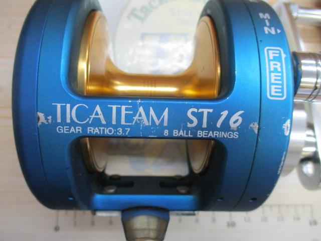 ティカチーム ST16 ブルー｜＠ベリーネット 日本最大新品中古釣具WEB
