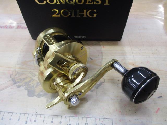 【新品未使用】23 オシアコンクエスト 201HG シマノ シマノ '23 オシアコンクエスト201HG・左ハンドル - フィッシング