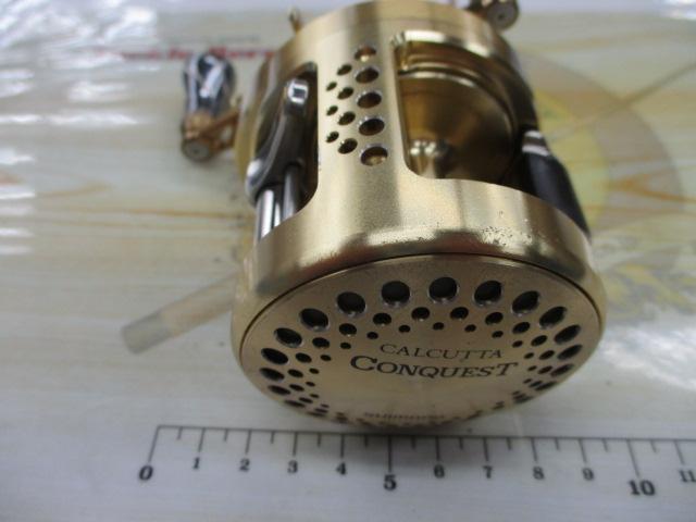 中古美品！CALCUTTA CONQUEST 300F ベイトリール　カルカッタ 01カルカッタコンクエスト 300｜＠ベリーネット 日本最大新品中古釣具