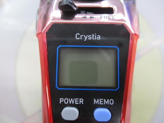 クリスティア ワカサギCRS-C+電動リール メタルガンメタ/レッドグラデーション