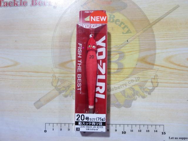 鉛スッテ四ツ目20号(75g)#18SIRシルエットレッド