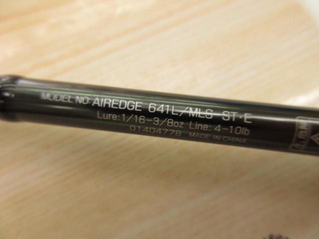 エアエッジ 641L/MLS-ST・E｜＠ベリーネット 日本最大新品中古釣具WEB