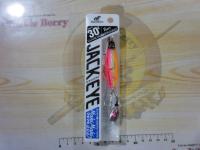 ジャックアイマキマキ30g#25リアル魚鱗UVフラッシュオレピン