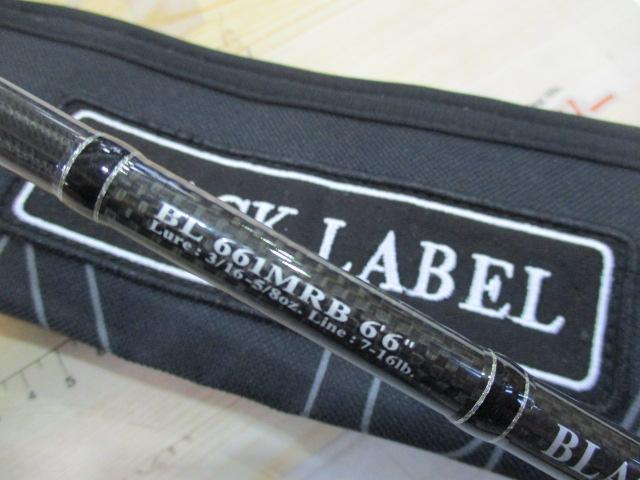 ダイワ ブラックレーベル BL661MRB バスロッド 美品 希少 ブラックレーベル BL661MRB｜＠ベリーネット 日本最大新品中古釣具WEB