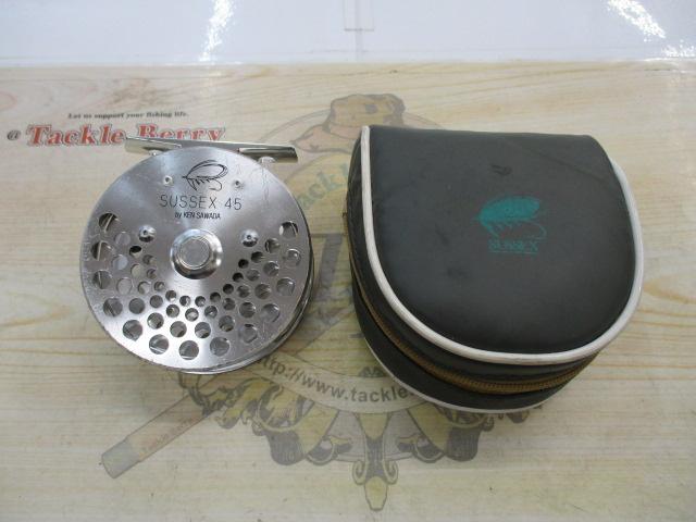 中古　Sussex 45 フライリール サセックス 45 シルバー｜＠ベリーネット 日本最大新品中古釣具WEBショップ
