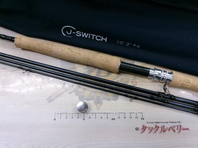 ユーフレックスJスイッチJSWT1034-4カーボンリールシート