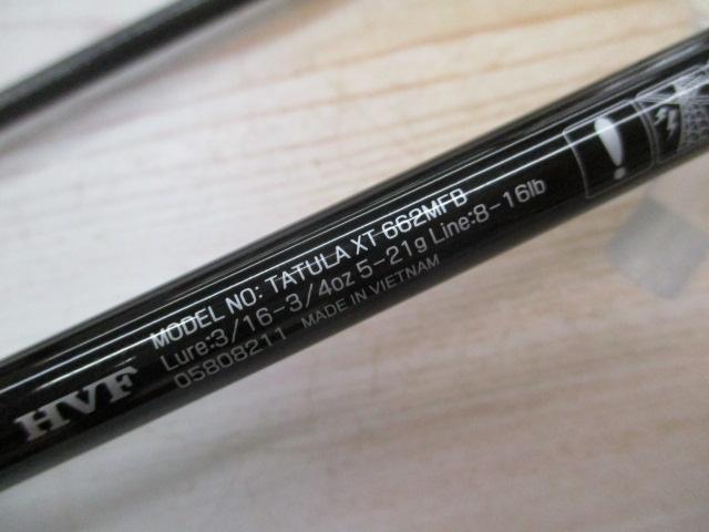 タトゥーラ タトゥーラXT 662MFB｜＠ベリーネット 日本最大新品中古釣具WEBショップ
