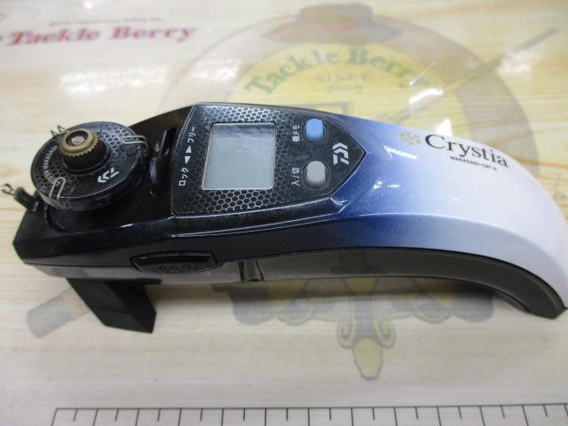 クリスティア ワカサギCRTR電動リール ソリッドブラック/パールホワイトグラデーション