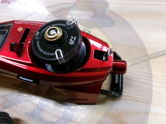 クリスティア ワカサギAIR電動リール レッド