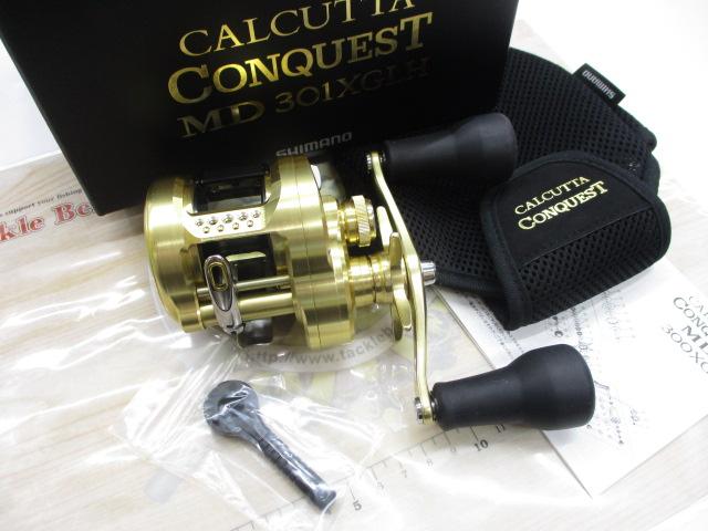 中古美品23 カルカッタ コンクエスト MD 301XGLH LEFT シマノ 23カルカッタコンクエストMD 301XGLH｜＠ベリーネット 日本最大新品