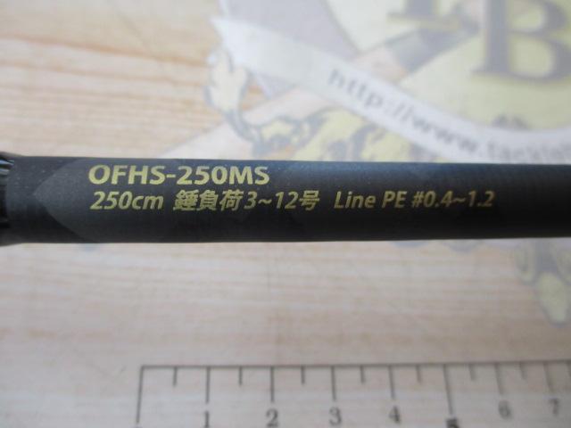 オーシャンフィールドヒトツテンヤ OFHS-250MS｜＠ベリーネット 日本