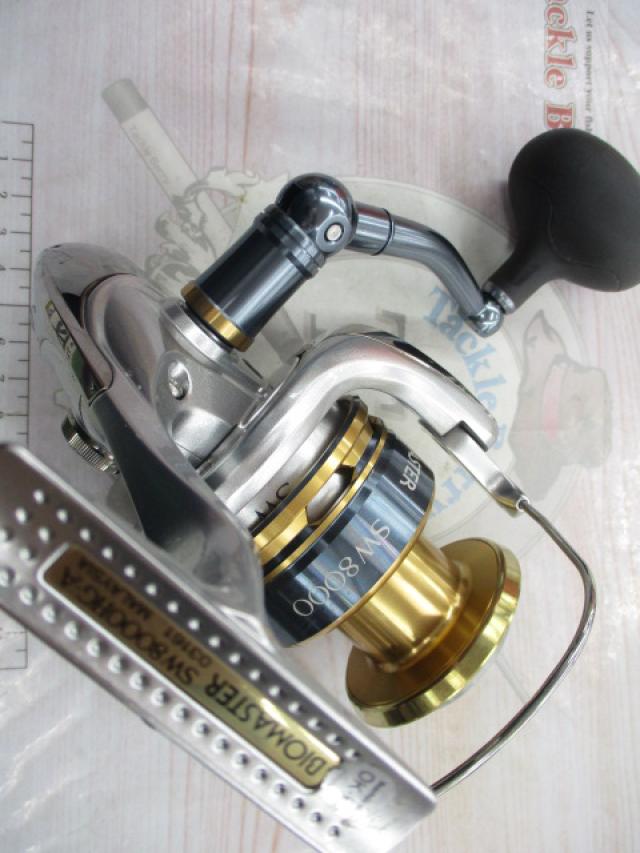 シマノ　廃盤モデル　バイオマスター　SW　8000HG　ハンドル交換済み シマノ 廃盤モデル バイオマスター SW 8000HG ハンドル交換済み シマノ