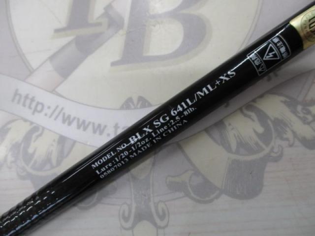 BLACK LABEL BLX SG 641L/ML+XS バスロッド ブラックレーベル BLX SG 641L/ML+XS｜＠ベリーネット 日本最大新品
