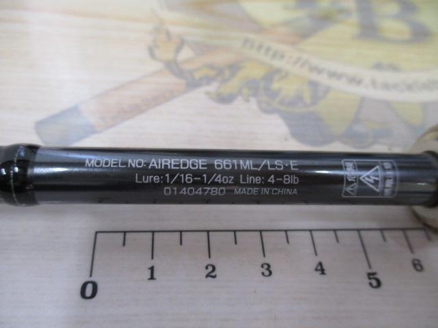 エアエッジ 661ML/LS・E｜＠ベリーネット 日本最大新品中古釣具WEBショップ