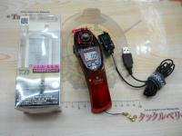クリスティア ワカサギCRTα電動リール ソリッドブラック/メタルレッドG