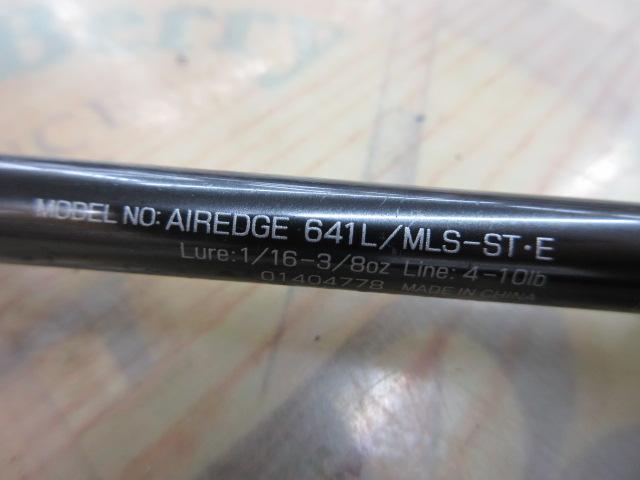 エアエッジ 641L/MLS-ST・E｜＠ベリーネット 日本最大新品中古釣具WEB
