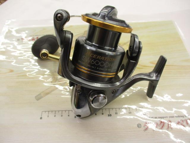 中古 (やや傷や汚れあり) SHIMANO◆リール/SW6000HG アセレーションSW 6000HG｜＠ベリーネット 日本最大新品中古釣具WEB